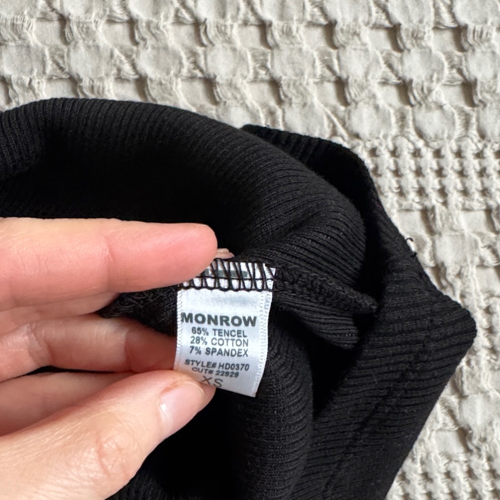 MONROW Ribbed Racer Tank Dress - Picture 7 of 11